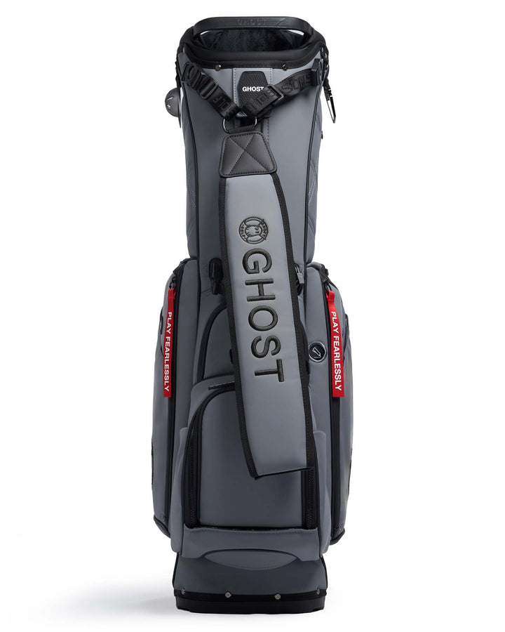 Ghost Golf Maverick Black Ops Grey Golf Bag with Red Tags
