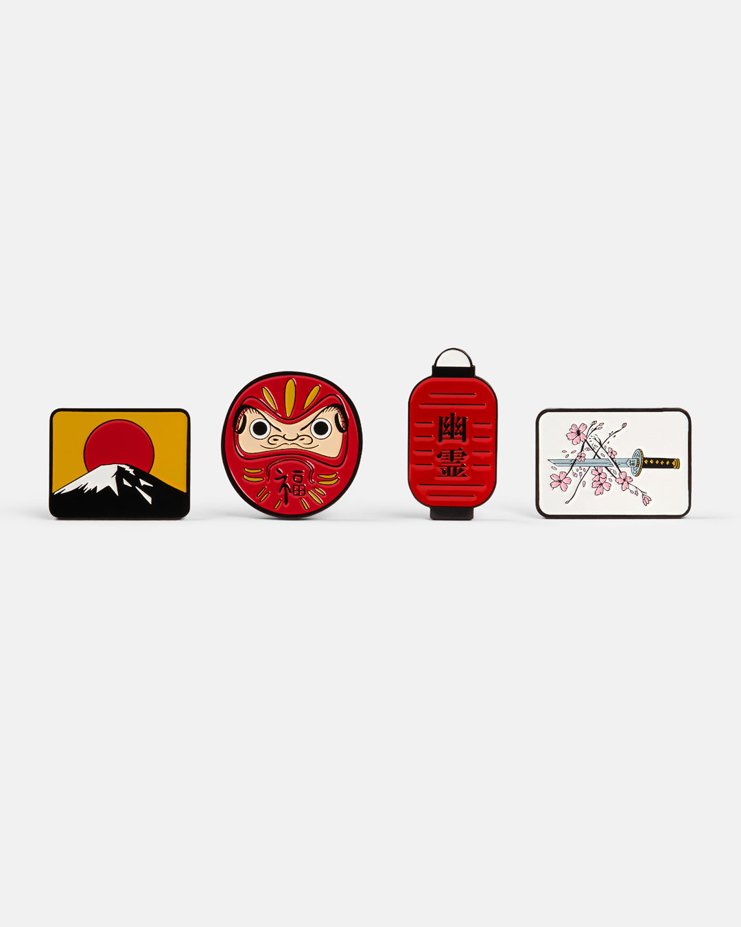 Japanese Heritage Series 4-Pack Ball Markers – Ghost Golf