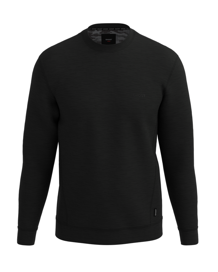 Mens Crewneck Sweatshirt Black#color_black