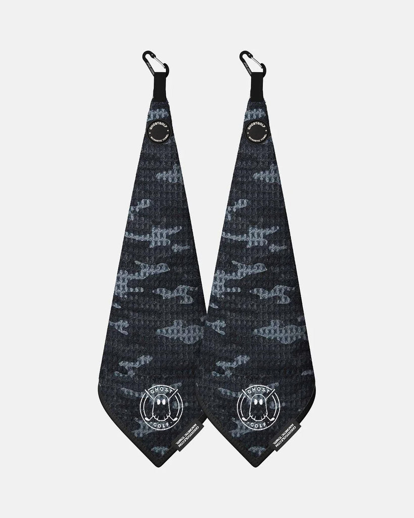 GHOSTGOLF® Magnetic Golf Towel 2-Pack | Greenside | Camo