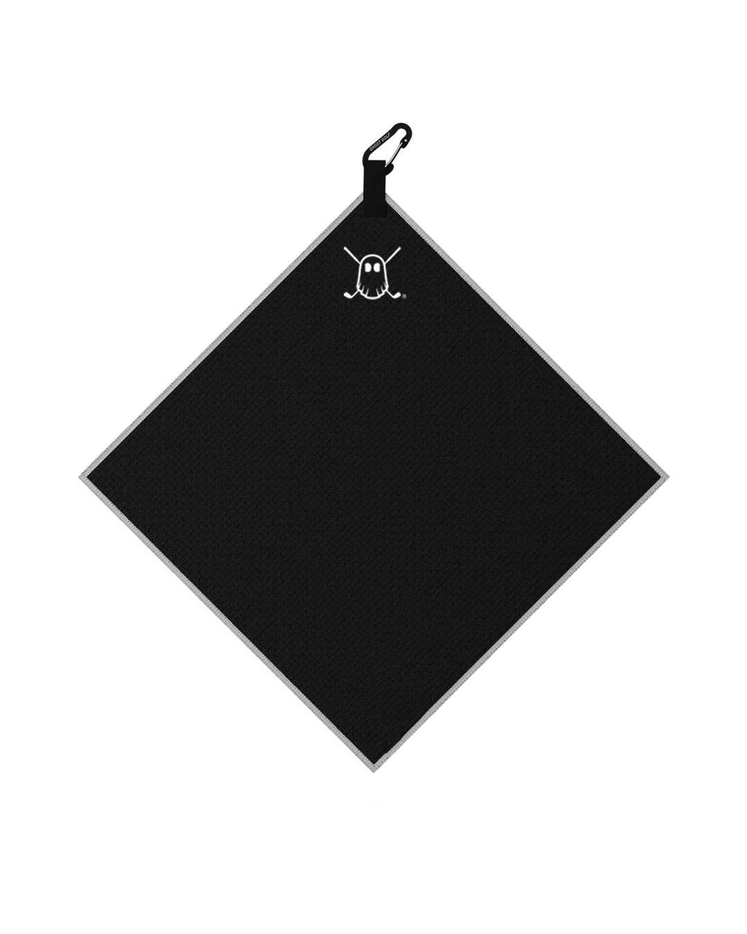 Greenside Towel with Carabiner Black#color_black