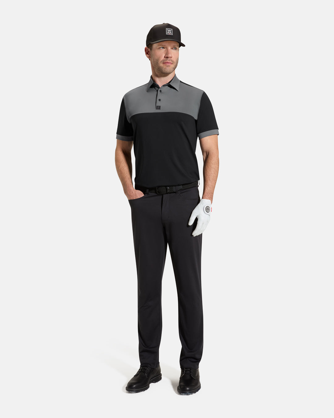 GHOSTGOLF | BLOCK POLO | BLACK