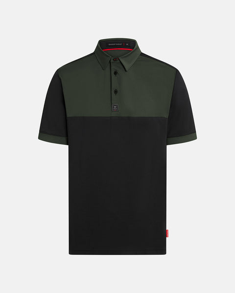 GHOSTGOLF | BLOCK POLO | OLIVE – Ghost Golf