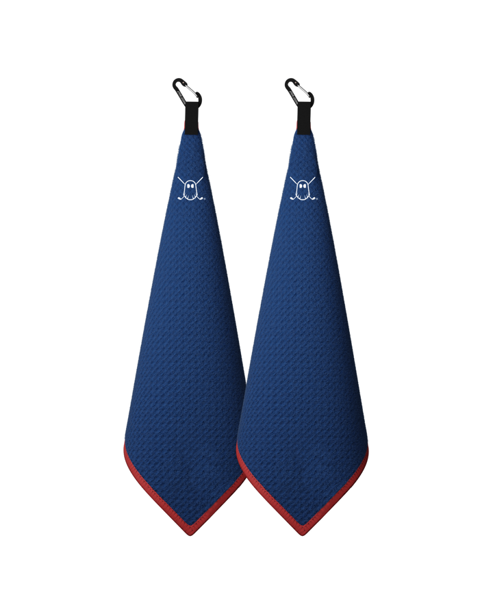 Greenside Towel with Carabiner Blue#color_blue
