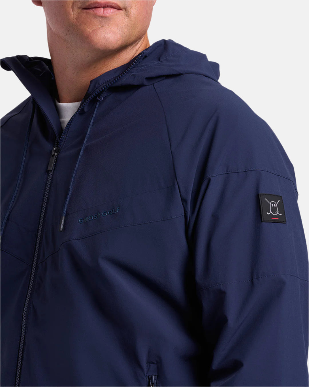 Mens Fairway Hooded Jacket Navy 2#color_navy