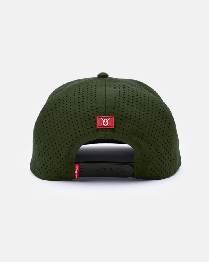 Bonded Icon Snapback_Back-Olive #color_olive