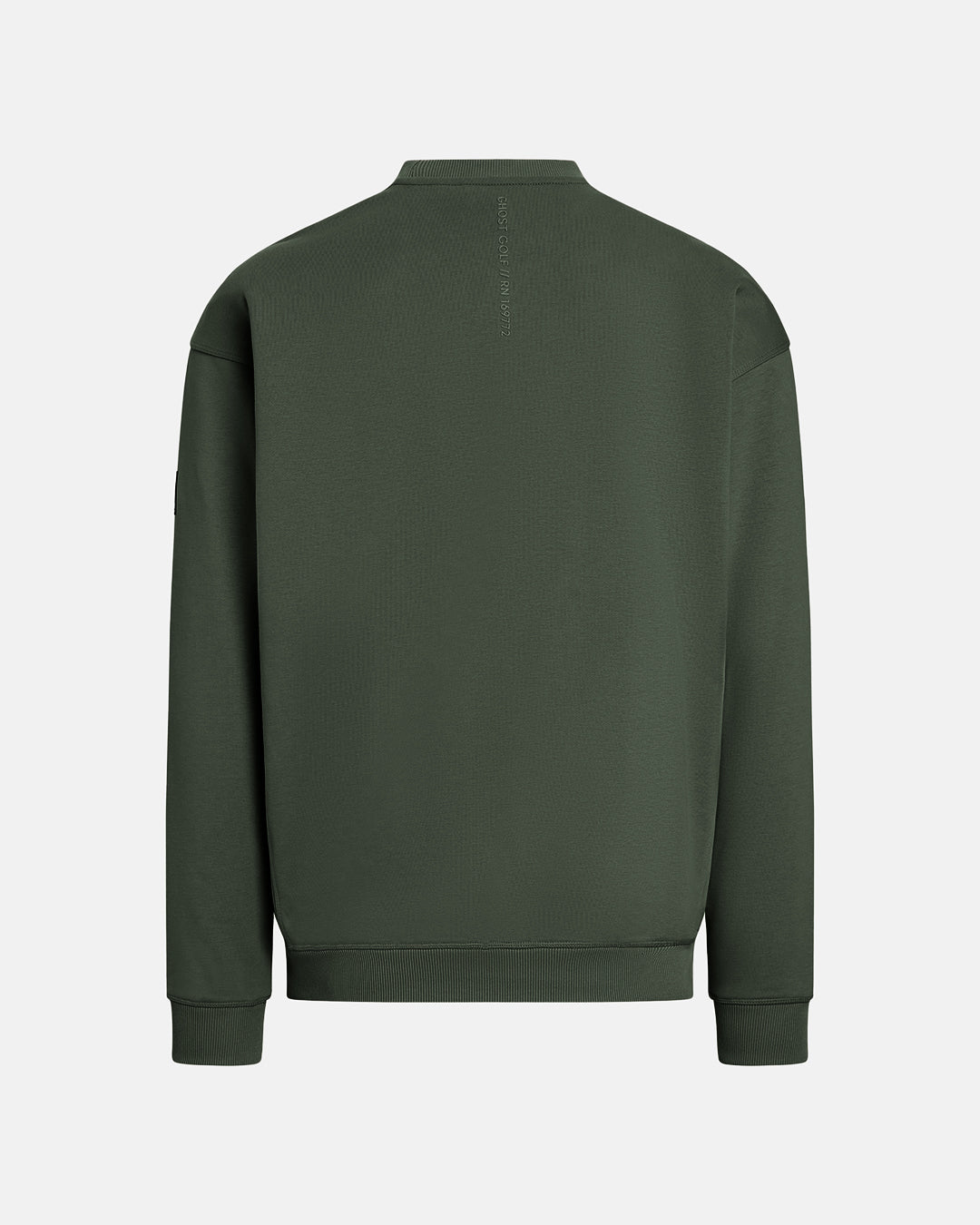 Clubhouse Crewneck_Product Back_Olive #color_olive