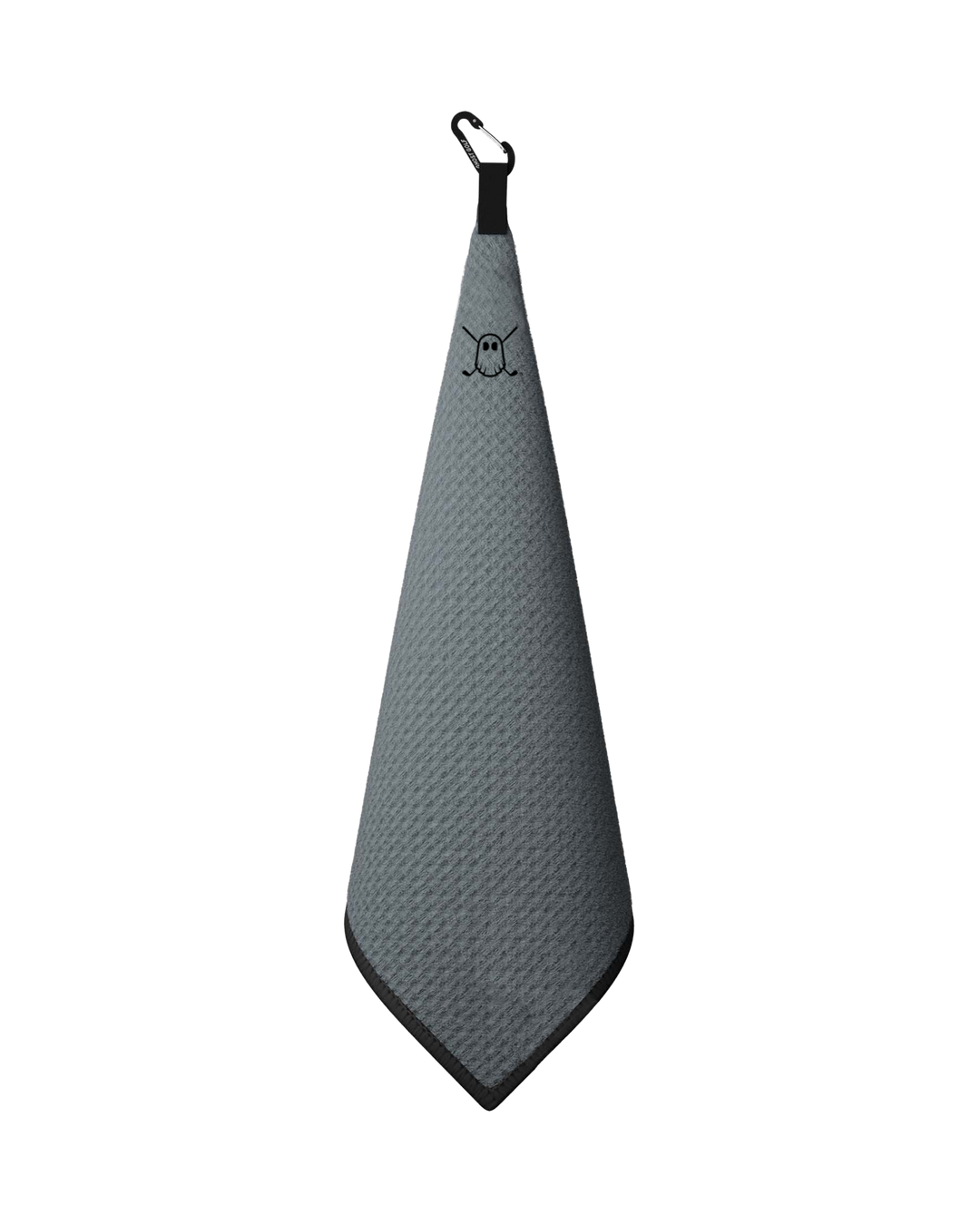 Greenside Towel with Carabiner Dark Grey#color_dark-grey