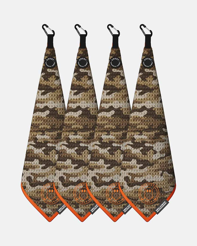 Ghost Golf Club | Magnetic Towel Bundle (4 Greenside) | Camo