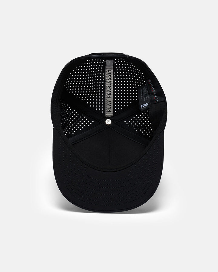 Bottom View Product Photo of Black Flight Hat #color_black