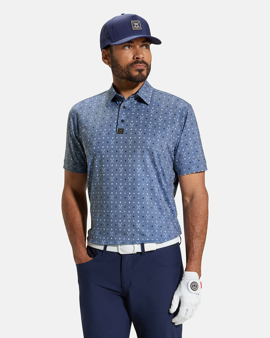 Jeff Granito's 'Creature Feature' Men's Performance Golf Polo - Ready to Ship! - Shipping Included!