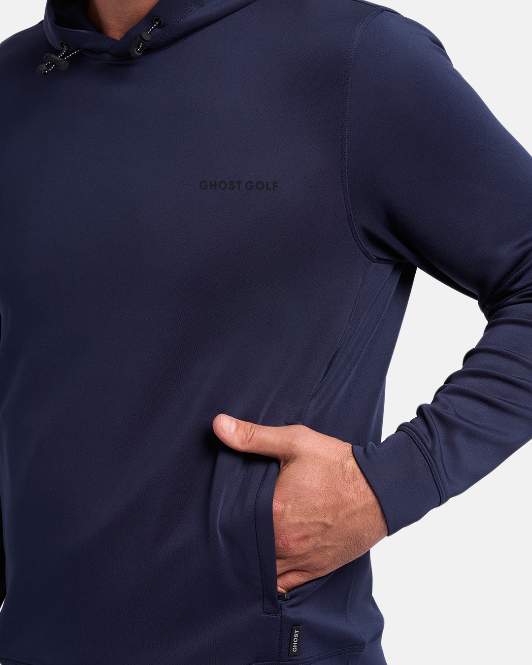 Ghost-Golf-Hoodie_Navy_Closeup#color_navy