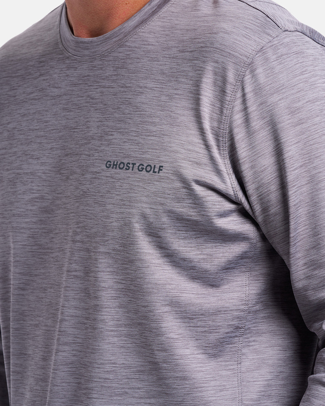 Ghost-Golf-Sweatshirt_Grey_Closeup#color_grey