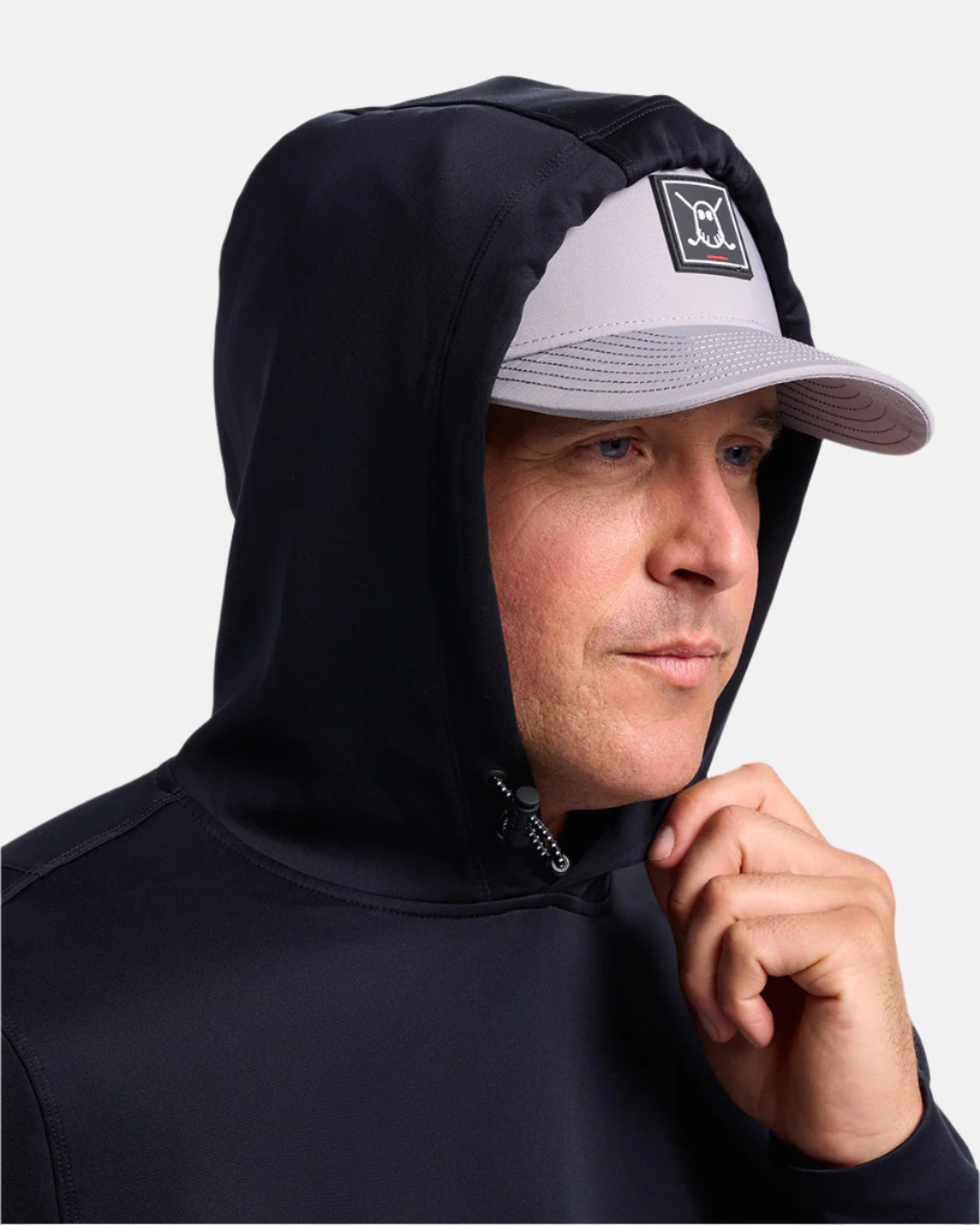 Mens Hoodie Black 4#color_black