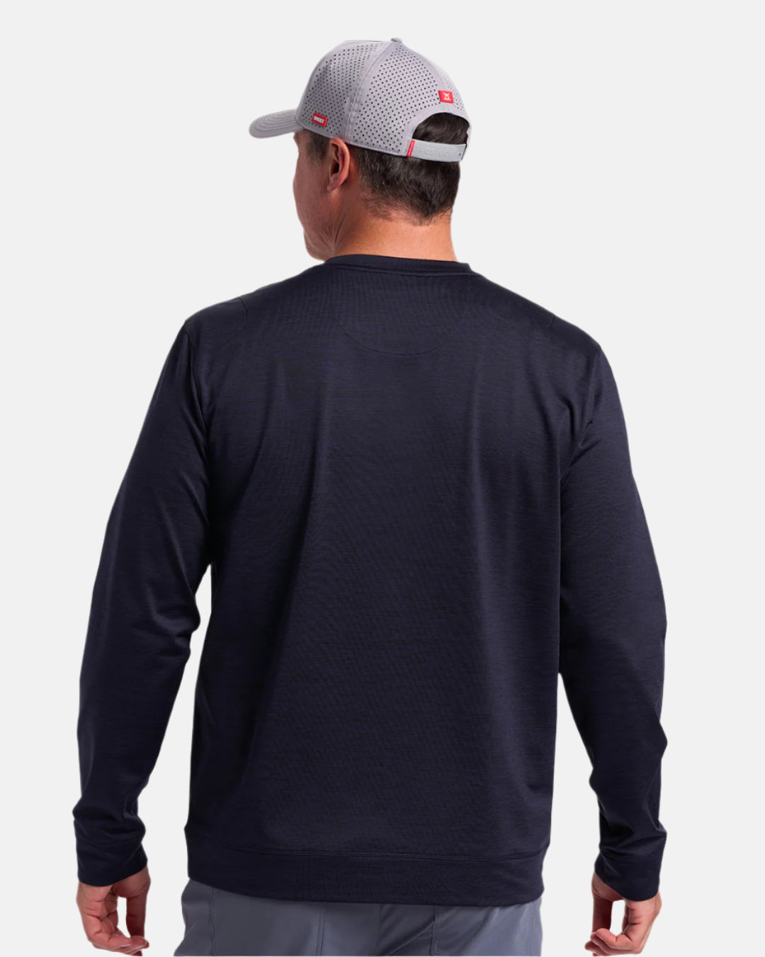 Mens Crewneck Sweatshirt Black 4#color_black