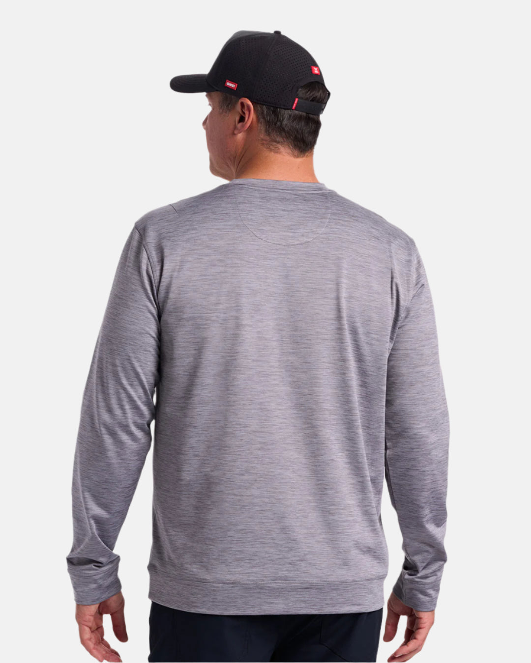 Mens Crewneck Sweatshirt Grey 4#color_grey