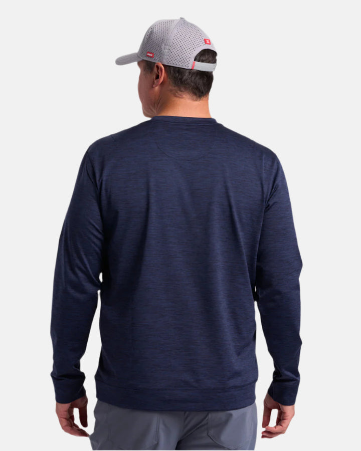 Mens Crewneck Sweatshirt Navy 4#color_navy