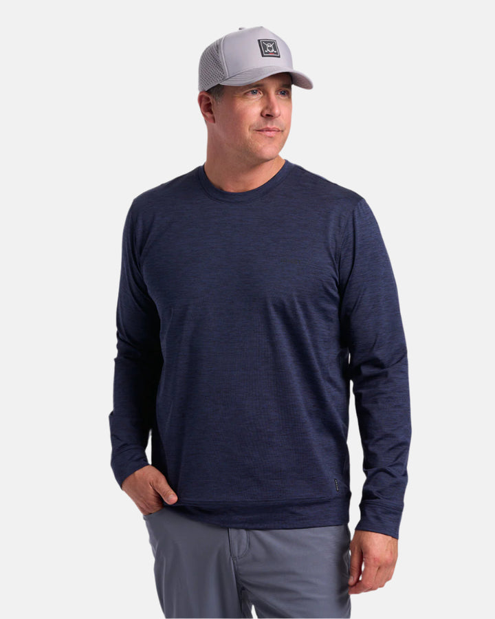 Mens Crewneck Sweatshirt Navy 1#color_navy