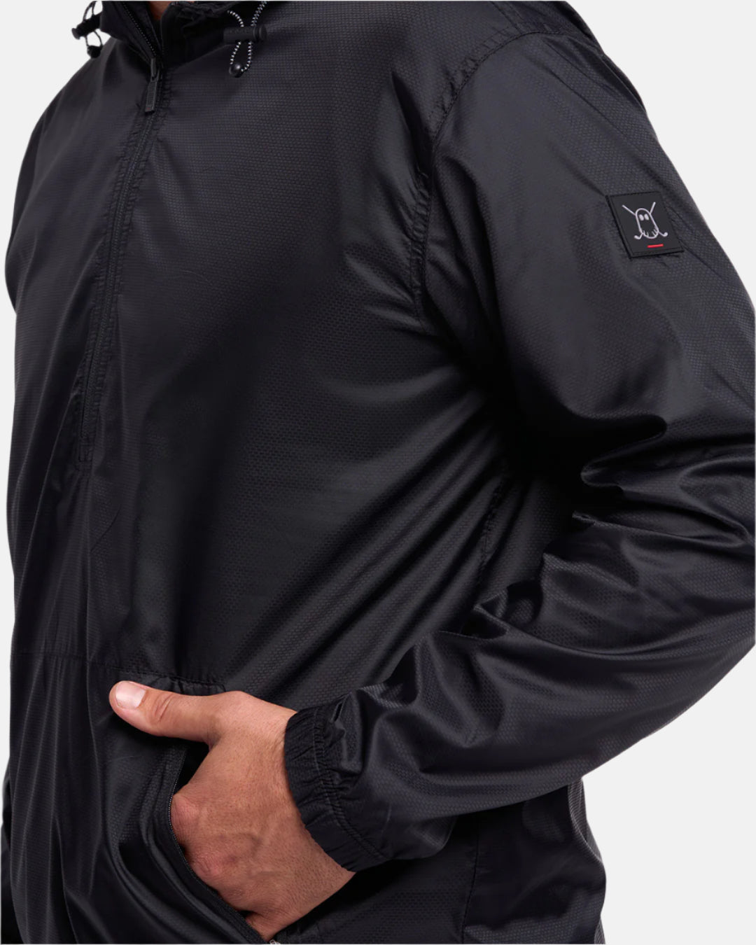 Mens Windbreaker Black 3#color_black