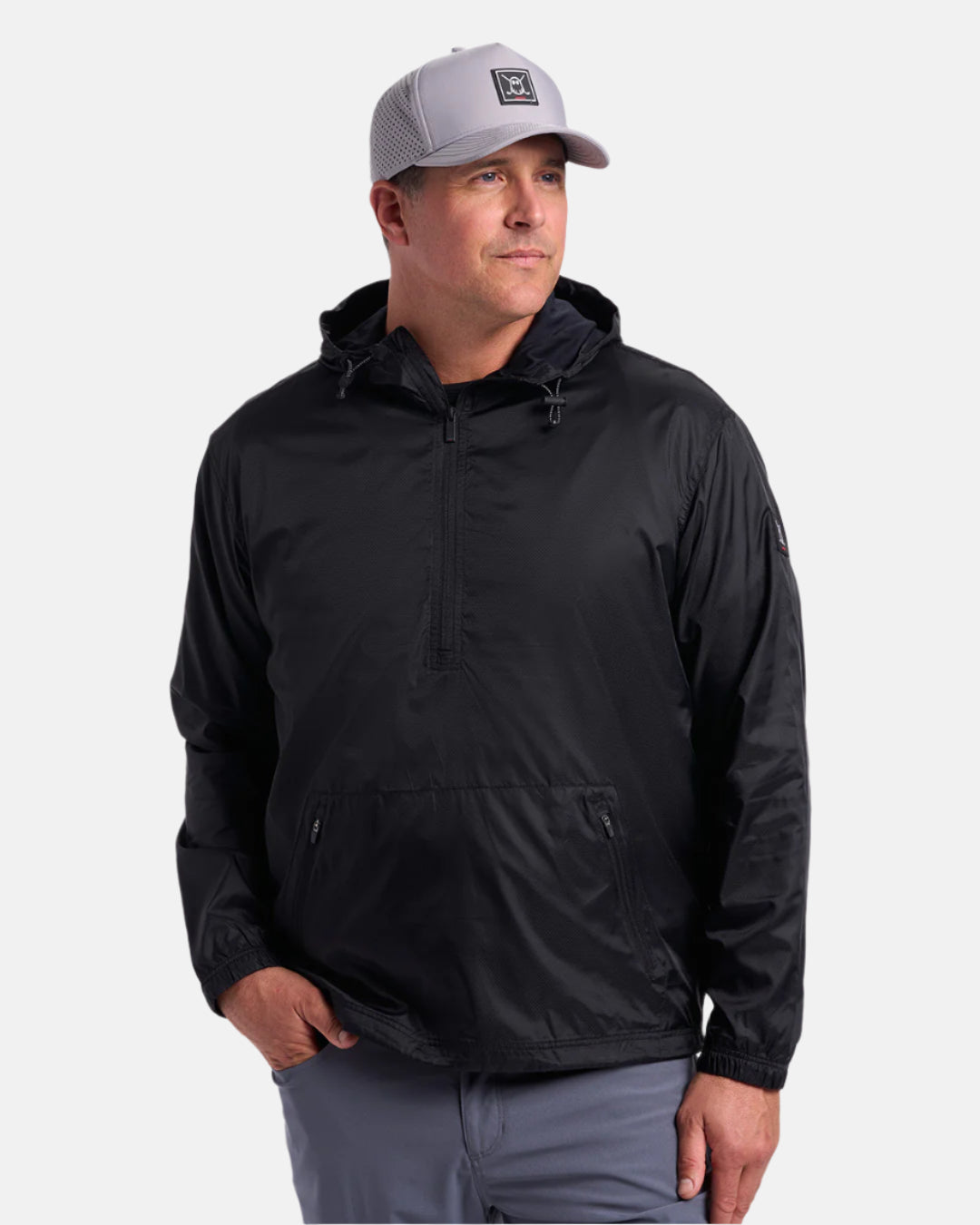 Mens Windbreaker Black 1#color_black