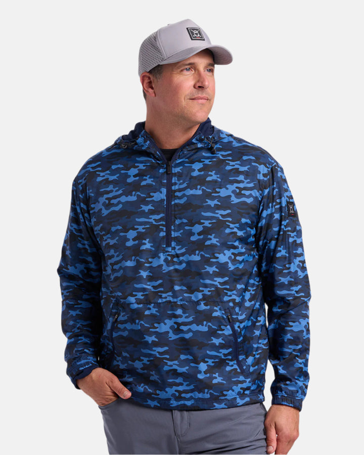 Mens Windbreaker Navy Camo 1#color_navy-camo