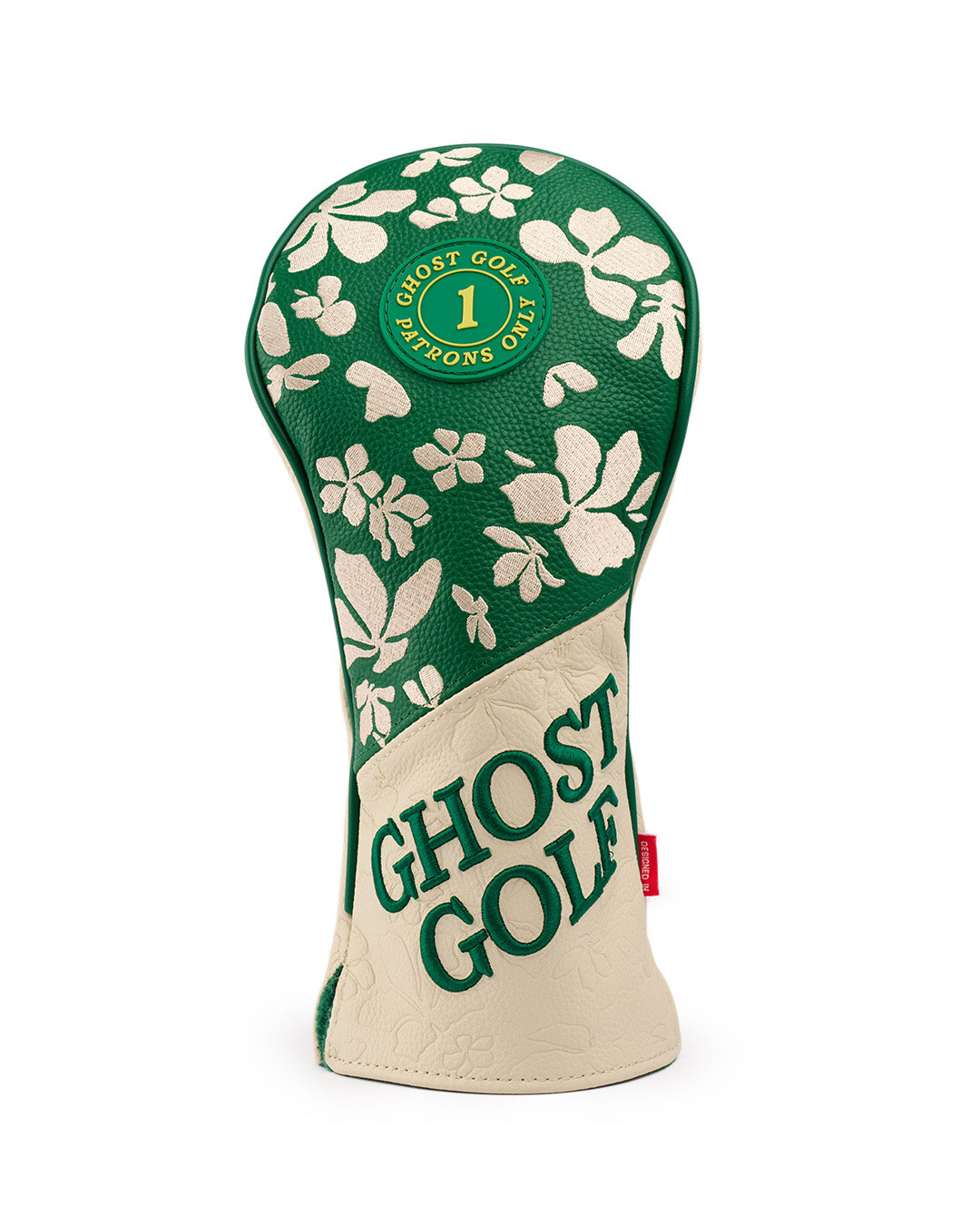 Green and Tan Driver Wood Head Cover 4