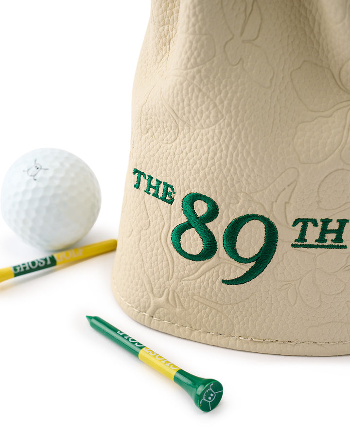 Green and Tan Wood Head Cover 3