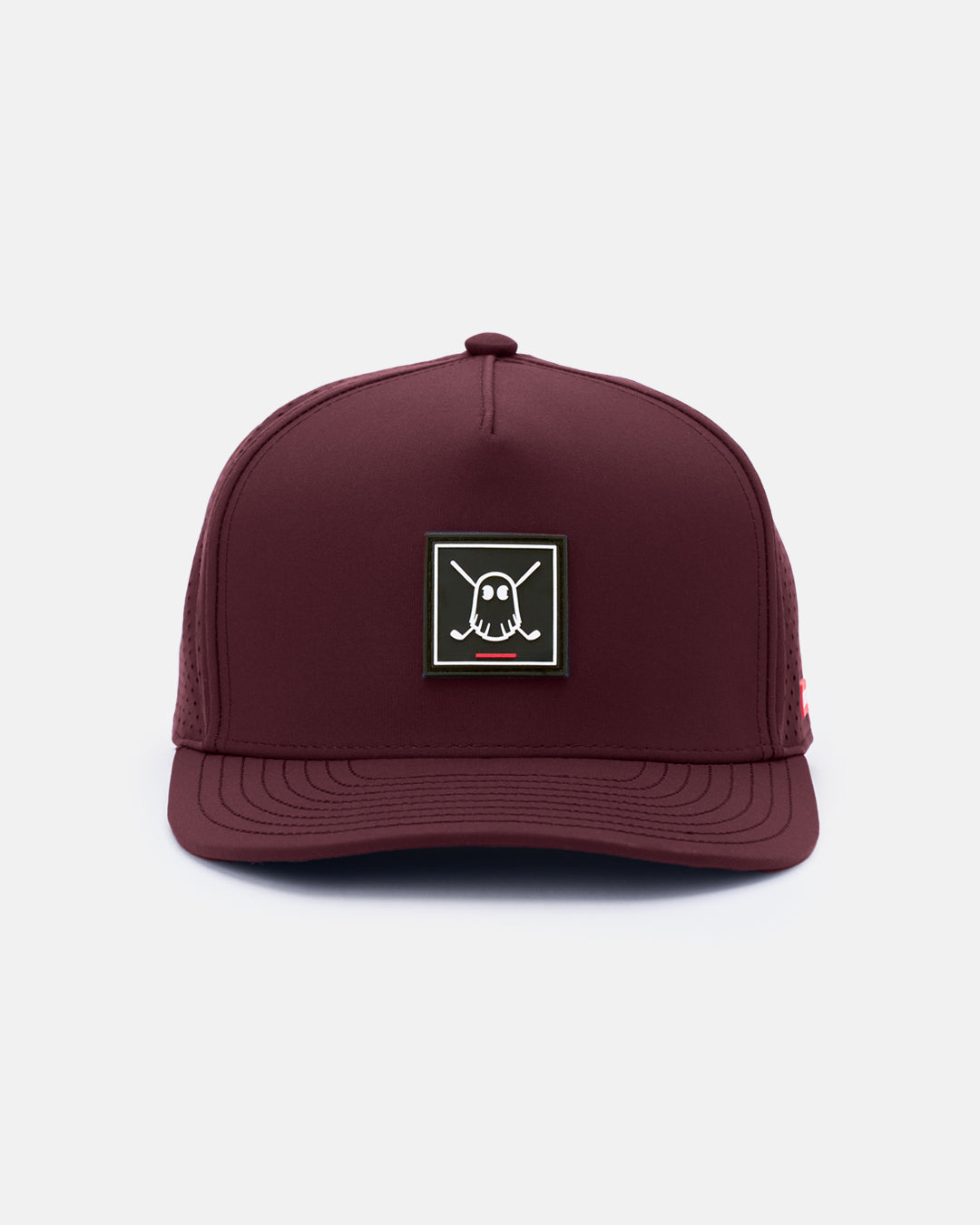 Icon Patch Snapback_Front-Burgundy #color_burgundy