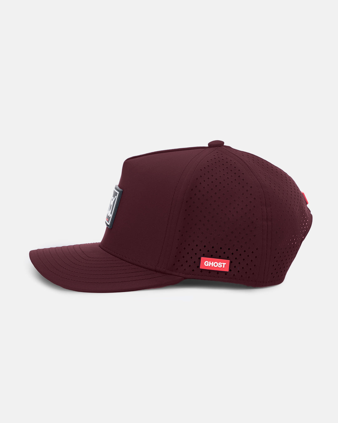 Icon Patch Snapback_Side-Burgundy #color_burgundy