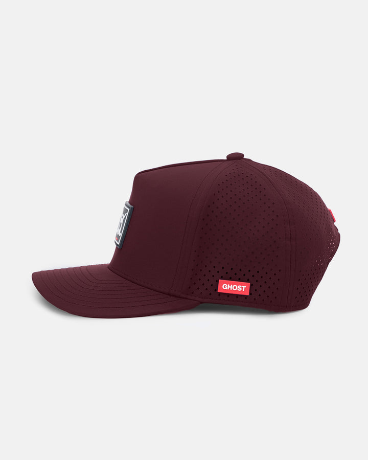 Icon Patch Snapback_Side-Burgundy #color_burgundy