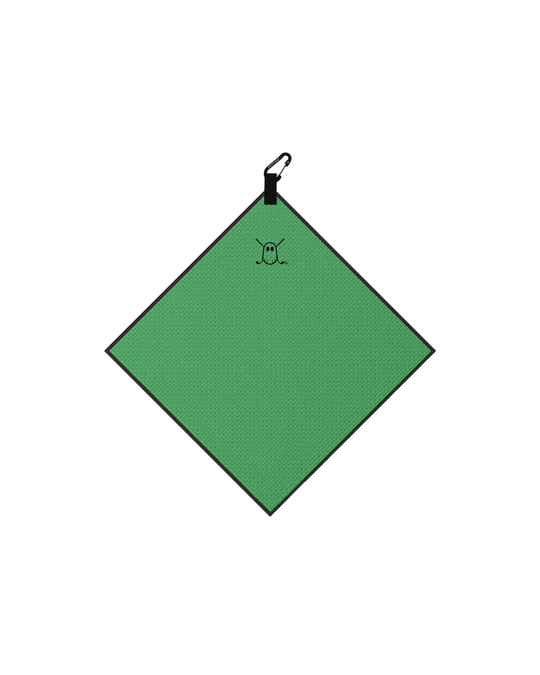 Greenside Towel with Carabiner Kelly Green#color_kelly-green