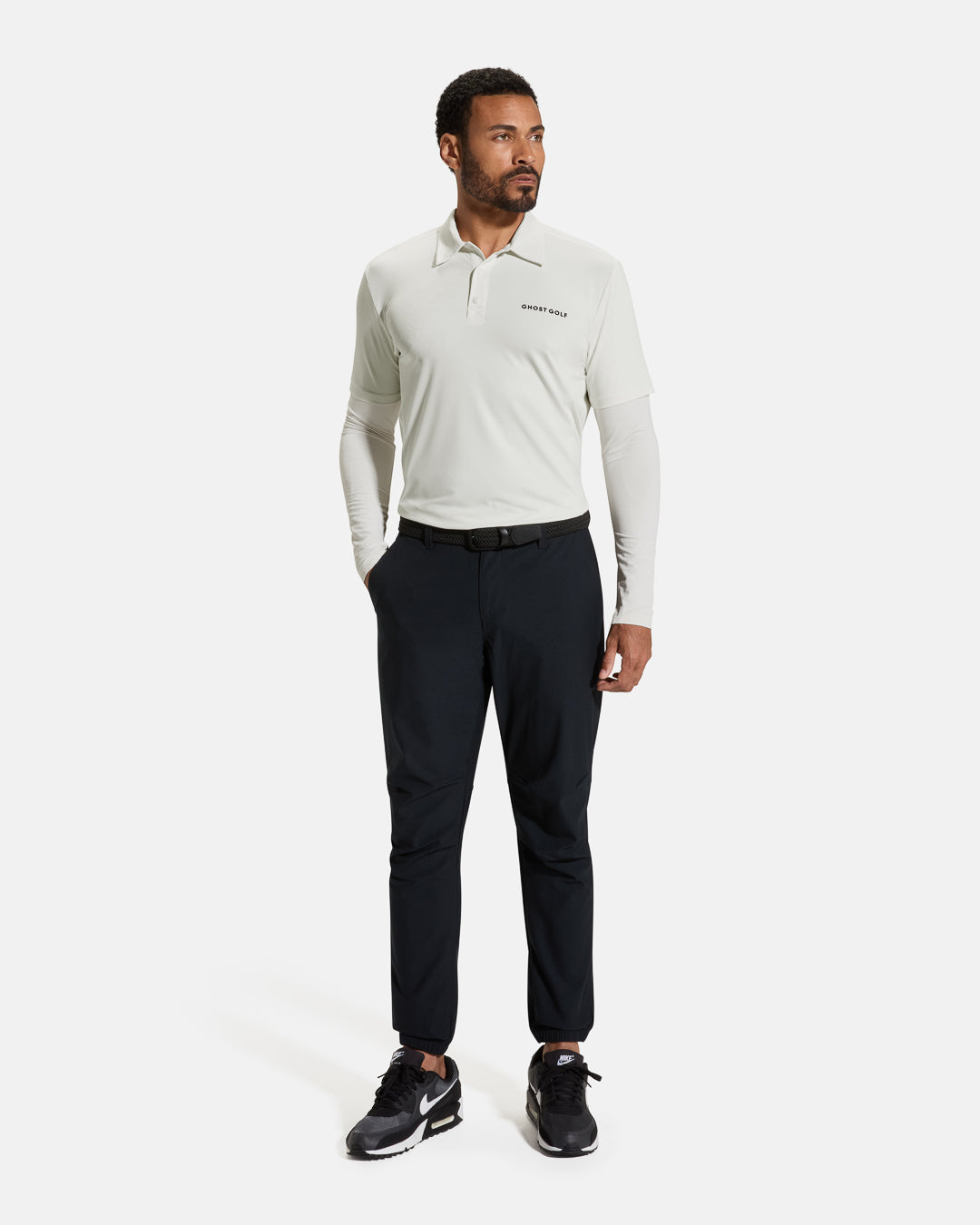 RANGE PRO LONG SLEEVE POLO White / M RANGE PRO LONG SLEEVE POLO White / M