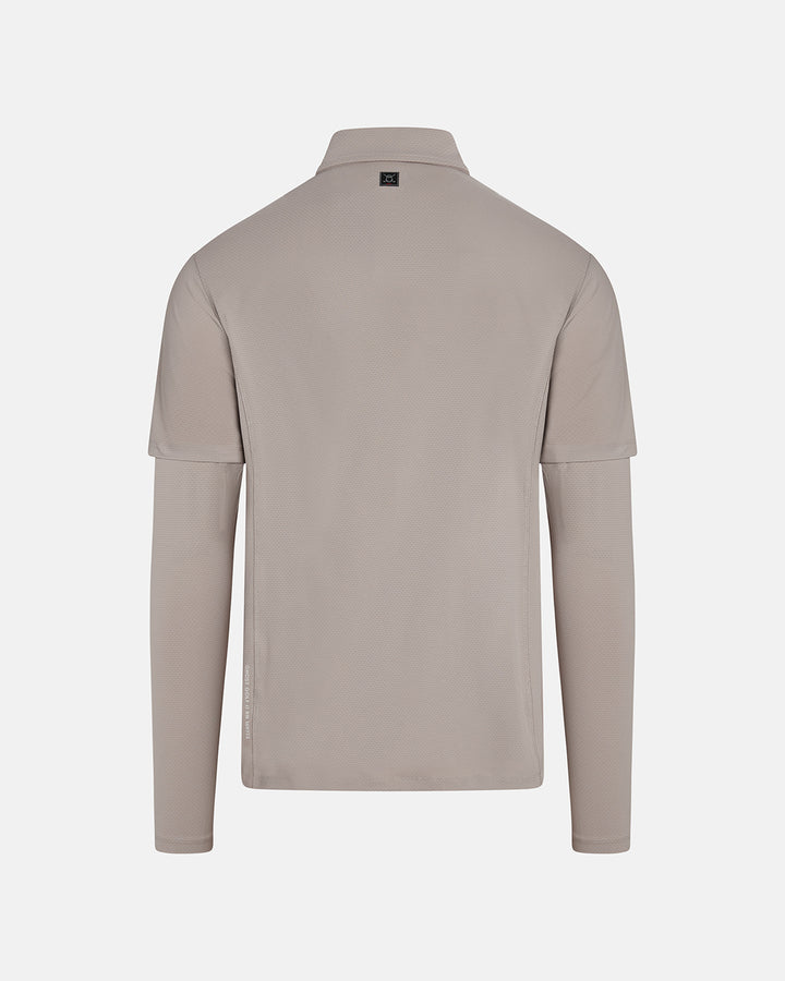 Longsleeve-Polo_Atmos-Grey_Product Back Shot #color_atmos-grey