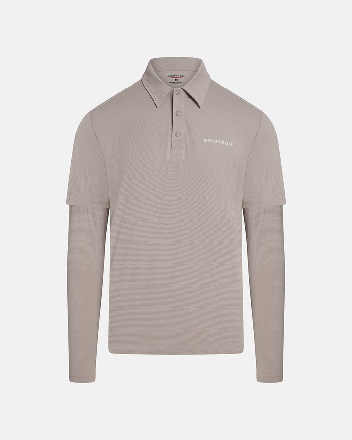 Longsleeve-Polo_Atmos-Grey_Product Front Shot #color_atmos-grey