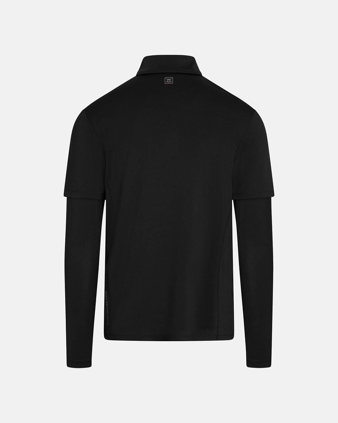Longsleeve-Polo_Black_Product Back Shot #color_black #color_black
