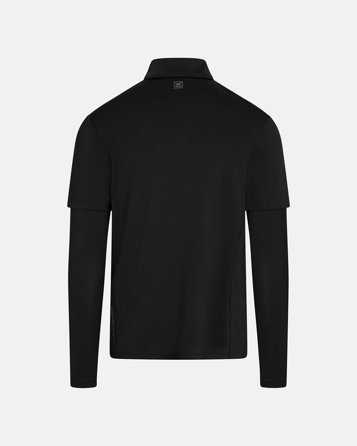 Longsleeve-Polo_Black_Product Back Shot #color_black #color_black