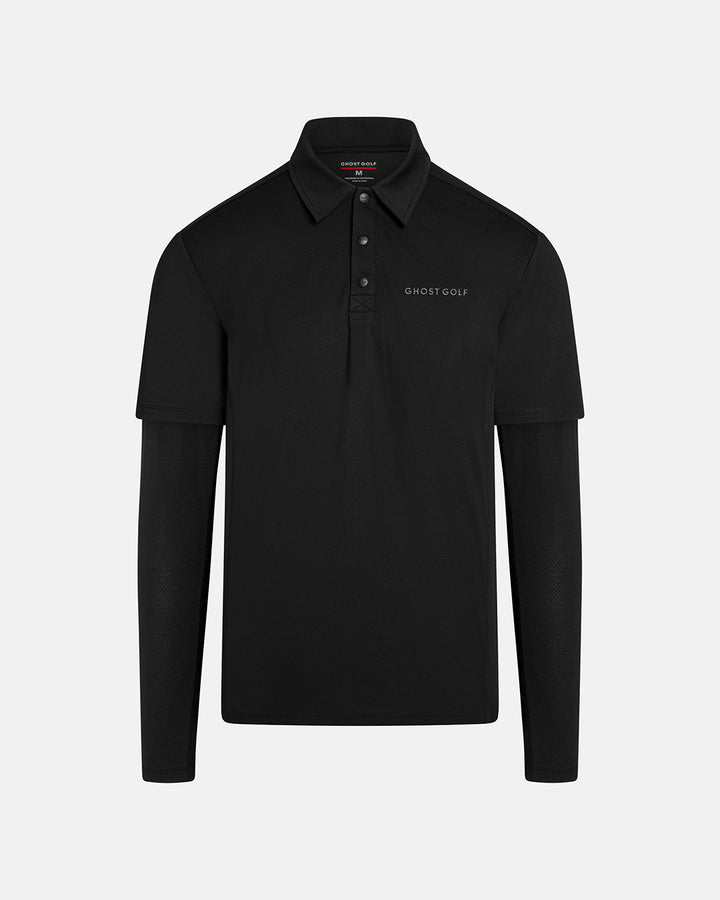 Longsleeve-Polo_Black_Product Front Shot #color_black