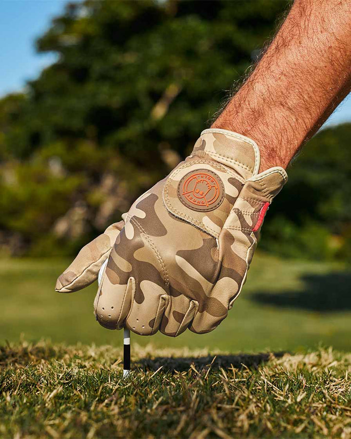 Ghost Golf AAA Cabretta Golf Glove Color Desert Camo