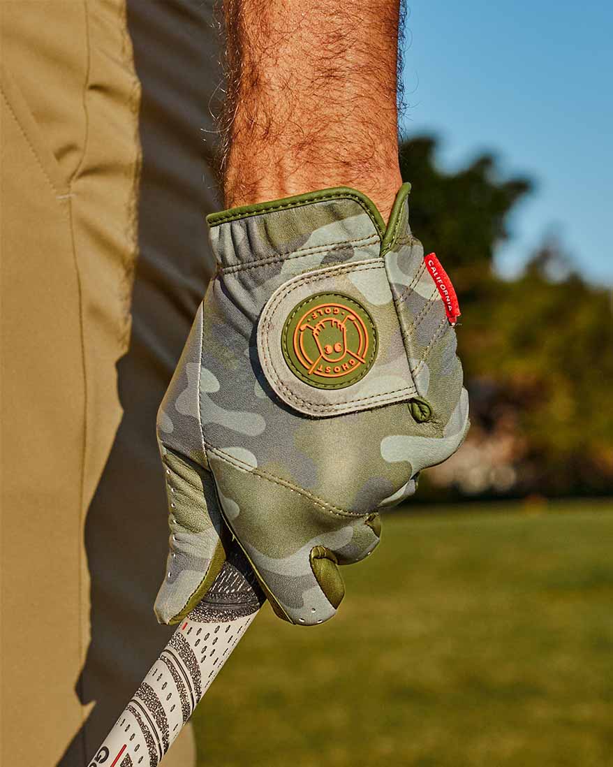 Ghost Golf AAA Cabretta Golf Glove Color Forest Camo