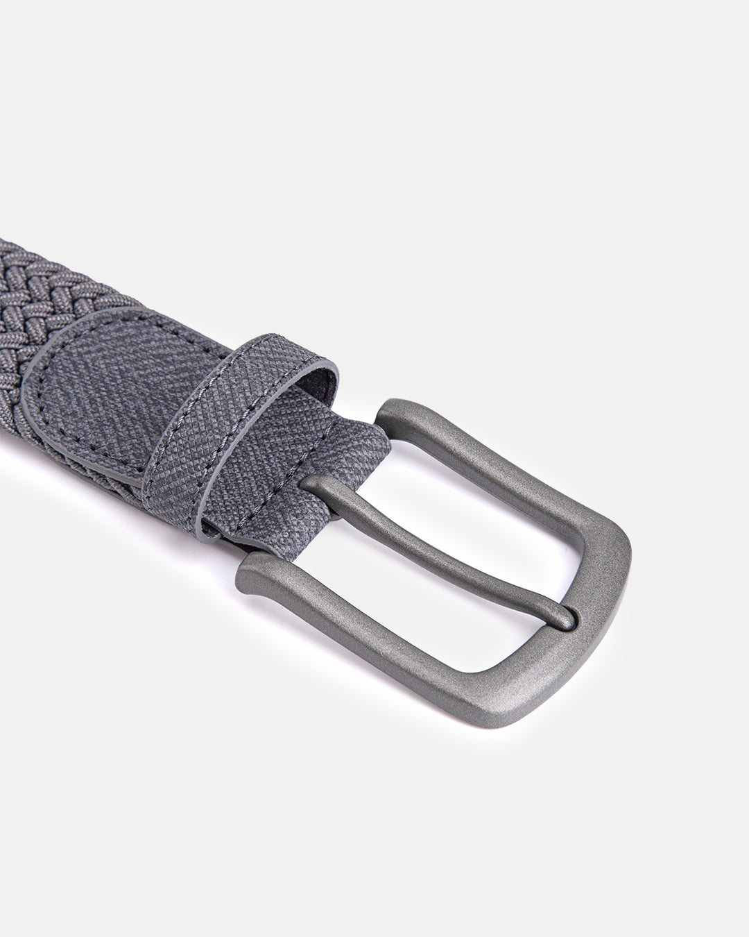 Ghost Golf Dark Grey Belt with Smoke Wolf Grey Buckle View