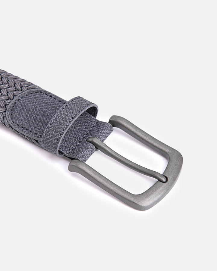 Ghost Golf Dark Grey Belt with Smoke Wolf Grey Buckle View