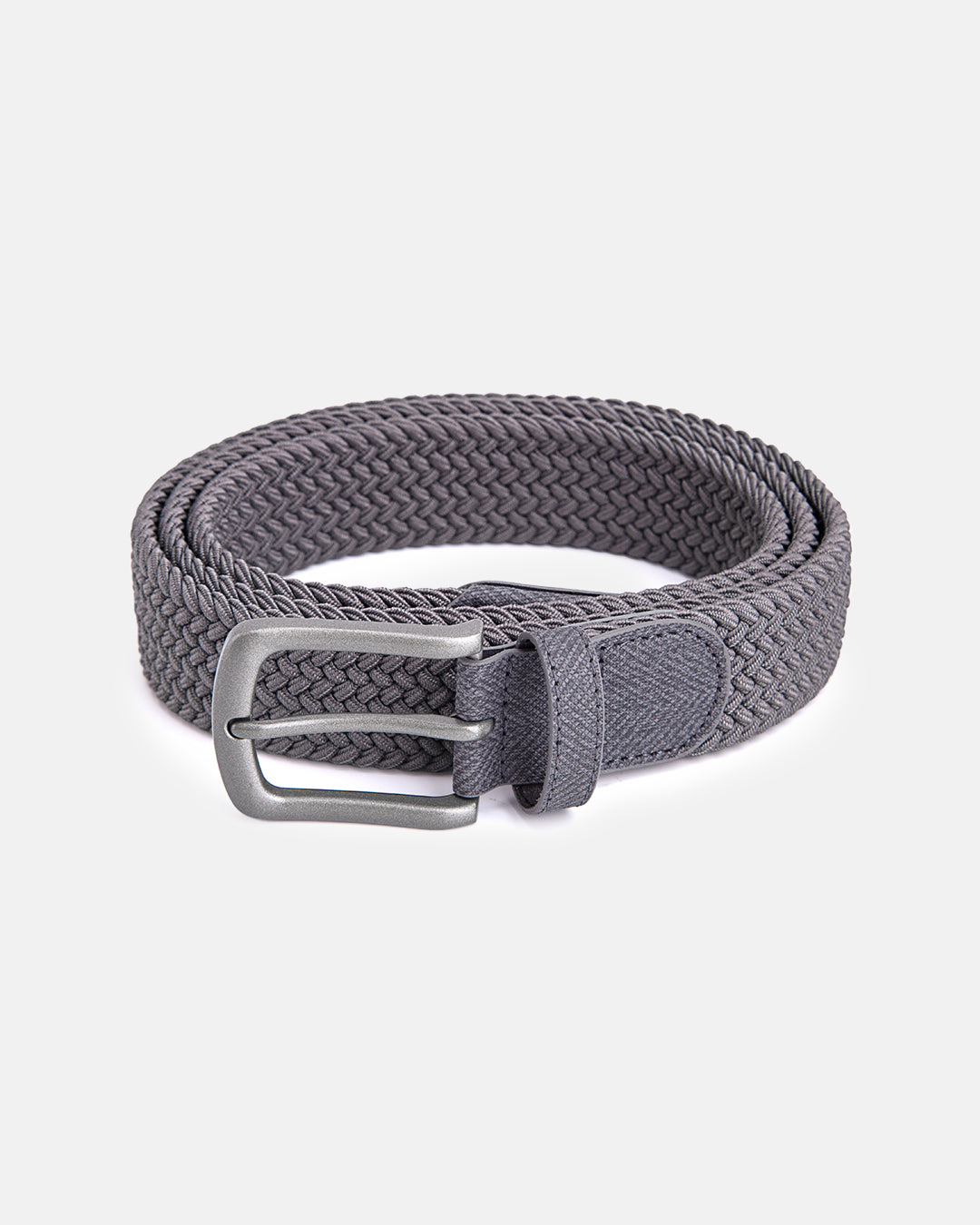 Ghost Golf Dark Grey Belt with Smoke Wolf Grey Buckle  Top View