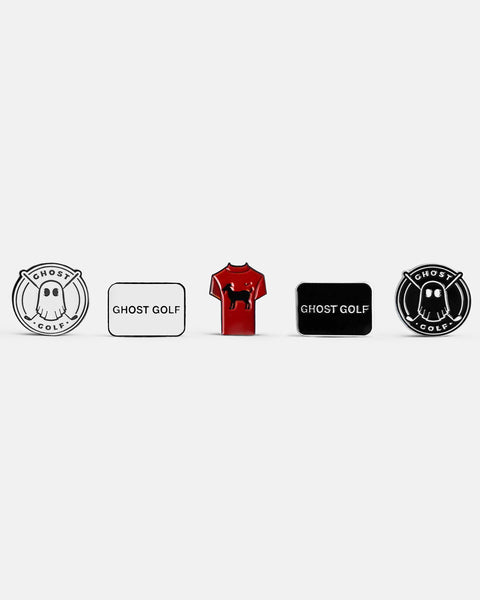 GHOST GOLF GANG ゴルフマーカー Ghost Golf Signature Ball Markers 5-Pack