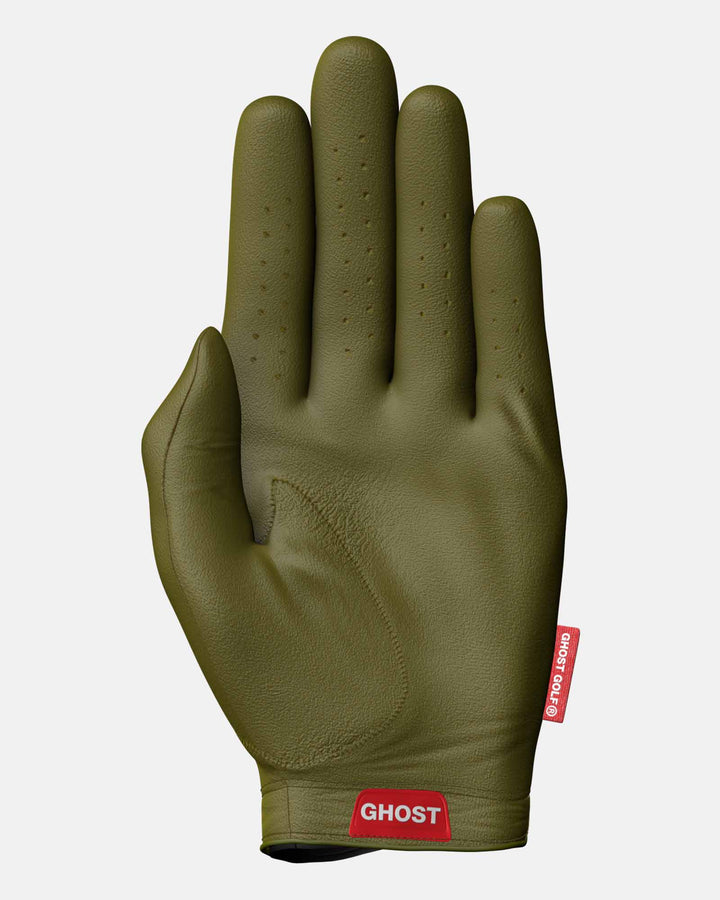 Ghost Golf AAA Cabretta Golf Glove Color Olive Green