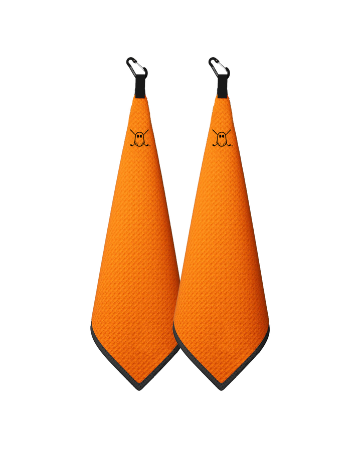 Greenside Towel with Carabiner Orange#color_orange