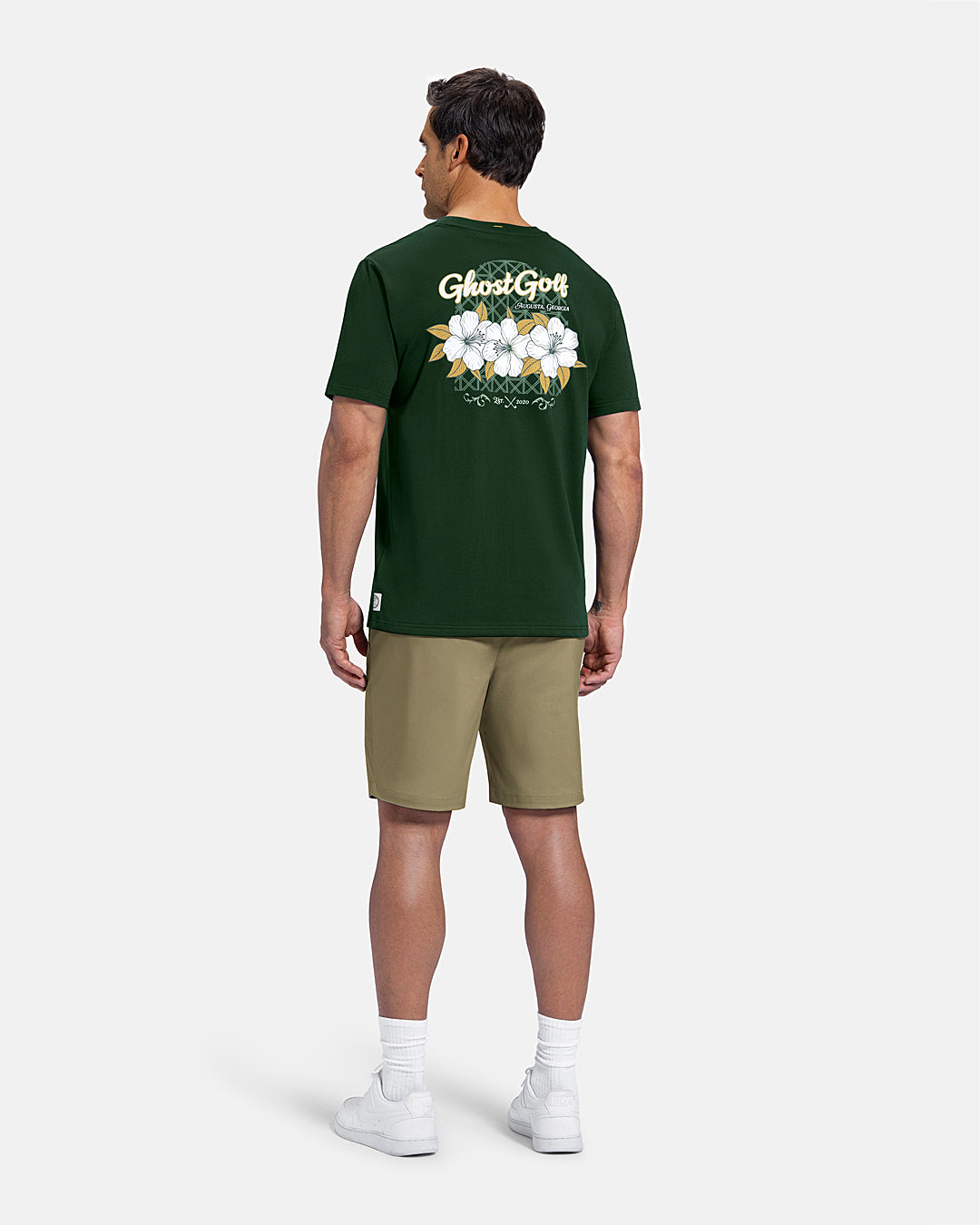 ☆ANEW GOLF☆ SILHOUETTE SHORT T-SHIRT Signature] Men's Logo Point Short T-Shirt - White – Anew Golf USA