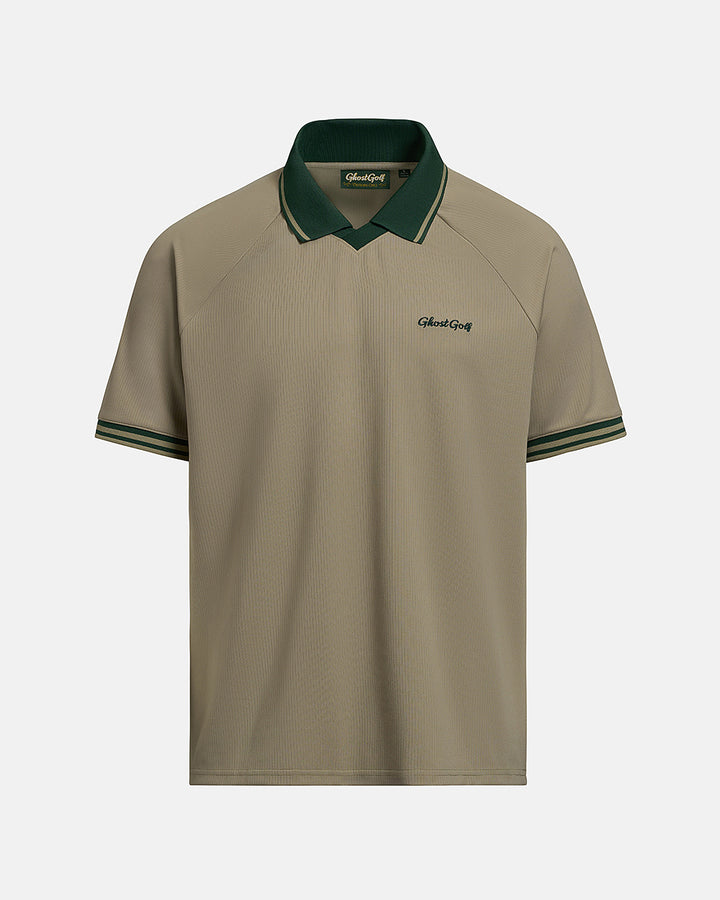 Front View Product Photo of Sand Patrons Heritage Polo #color_sand-wedge