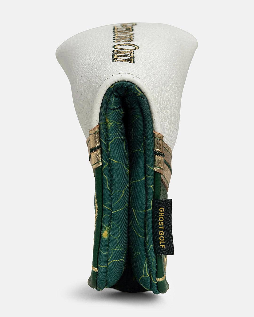 Back View Product Shot of Patrons Only Blade Putter Cover #color_white