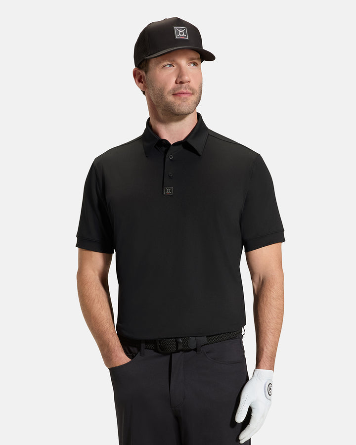 Performance-Polo-Black-Front