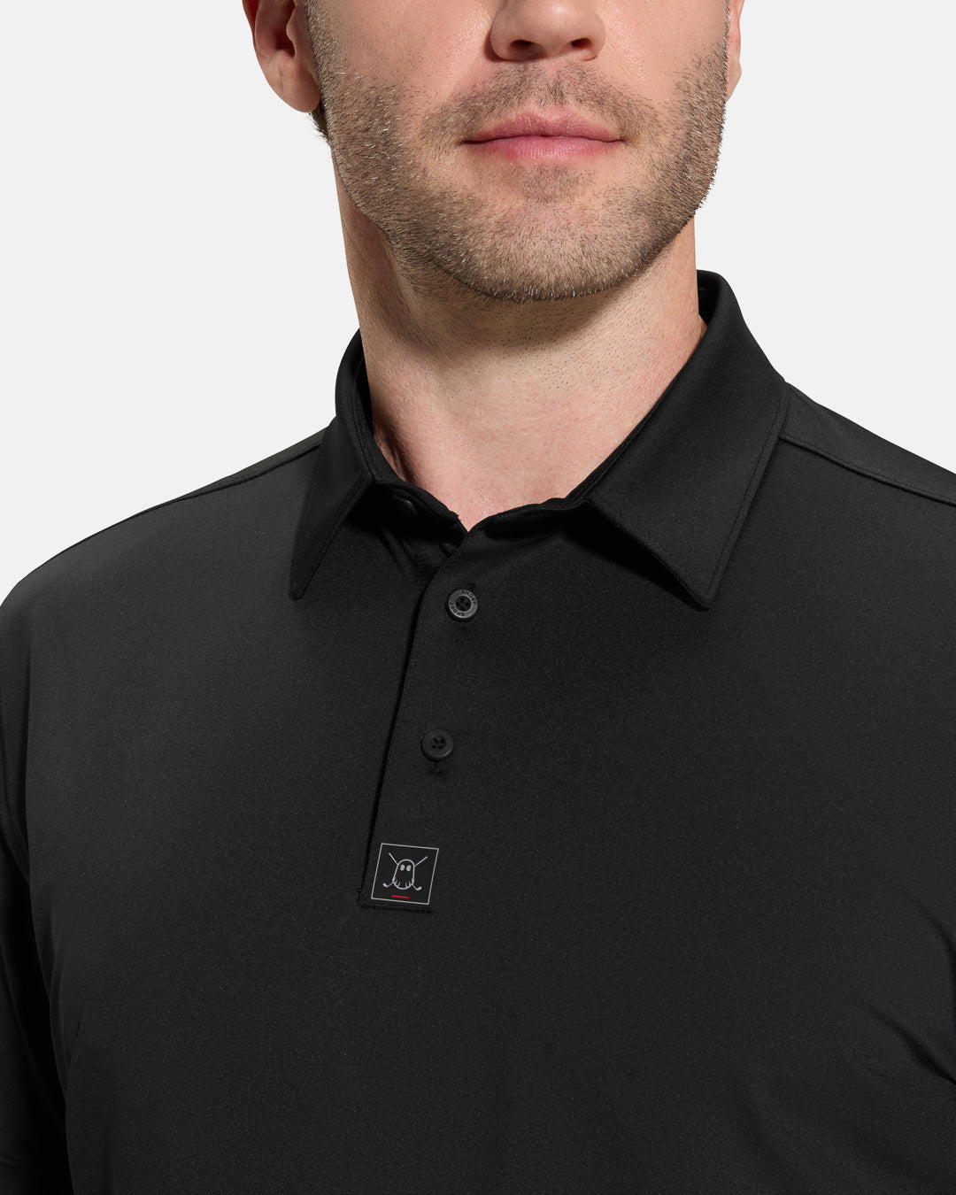 GHOST GOLF GANG ブラックポロシャツ L GHOSTGOLF | PERFORMANCE POLO | BLACK – Ghost Golf